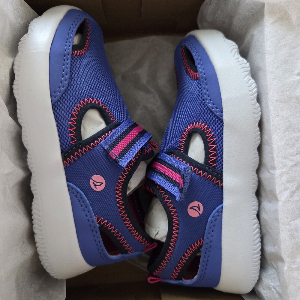 Sperry Kids Navy and Pink Sandals